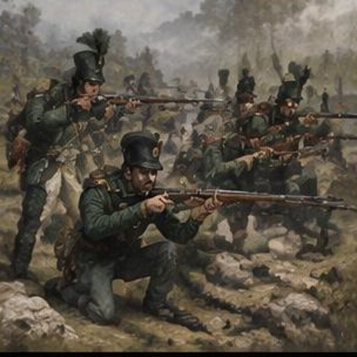 Illustration of 95th Rifles Skirmishers