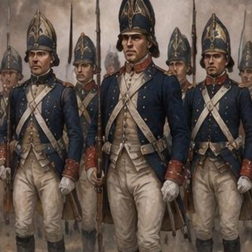 Illustration of Morgan's Riflemen