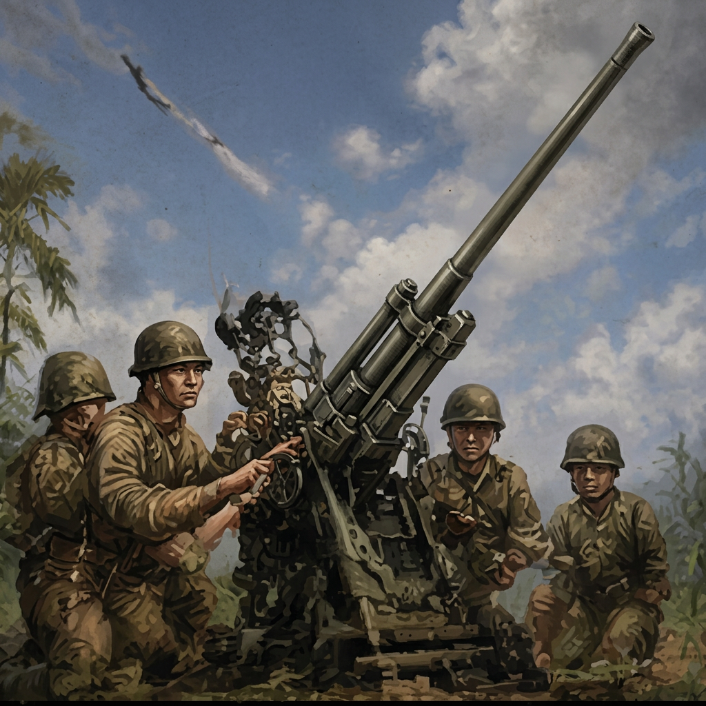 Illustration of Type 88 AA Gun